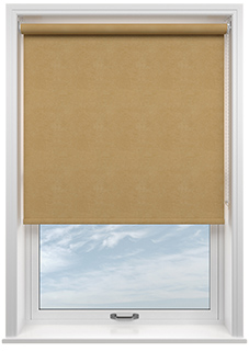 Flori Faux Suede (Blackout), Sunstone - Roller Blind